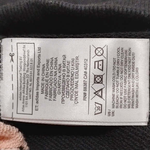 Adidas Trefoil Hoodie Sz.S Missing Hoodie String Otherwise Good Unisex - Picture 9 of 12